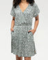 Tentree Women's Kits Dress - Agave Green Field Flower