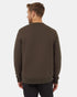 Tentree Men's Quilted Classic Crew - Black Olive Green