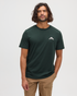 Tentree Men's Think Outside T-Shirt - Dark Forest Green Vintage White