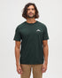Tentree Men's Think Outside T-Shirt - Dark Forest Green Vintage White