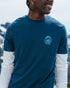 Tentree Men's Summit Sight T-Shirt - Pacific Teal Alpine Blue