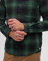 Tentree Men's Forest Flannel Shirt - Dark Forest Green Storm Plaid