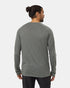 Tentree Men's TreeBlend Baker Henley Longsleeve - Mineral Heather White