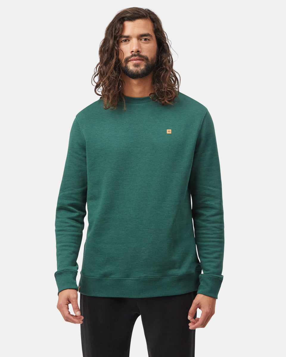 Tentree Men's Reynard Crew - Hunter Green
