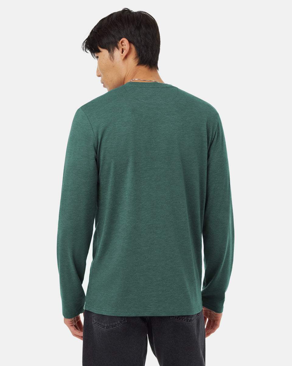 Tentree Men's Sasquatch Longsleeve - Hunter Green Heather