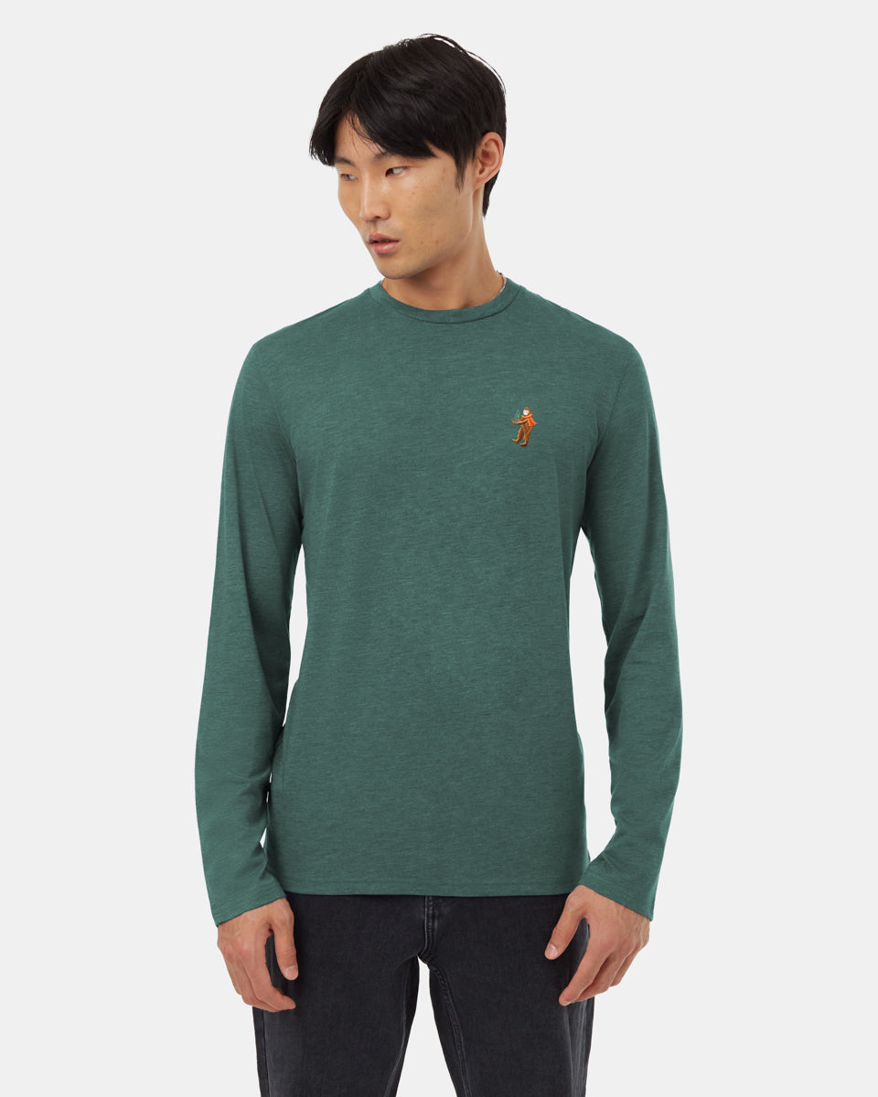 Tentree Men's Sasquatch Longsleeve - Hunter Green Heather