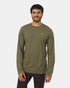 Tentree TreeBlend Baker Longsleeve - Olive Night Green Heather