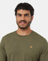 Tentree TreeBlend Baker Longsleeve - Olive Night Green Heather