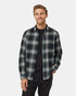 Tentree Men's Forest Flannel Shirt - Forest River Green Storm Plaid