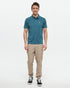 Tentree Men's Astir Polo - Jasper Heather Everyday Adventure Hemlock
