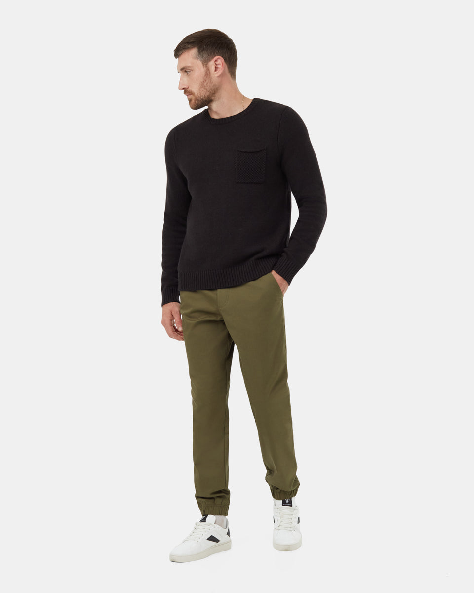 Tentree Men's TechBlend Classic Jogger - Olive Night Green