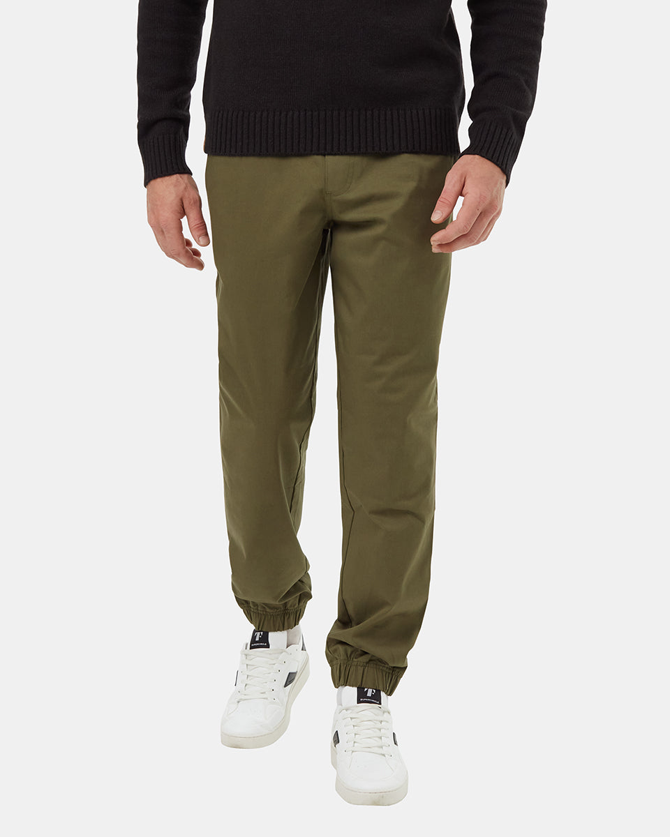 Tentree Men's TechBlend Classic Jogger - Olive Night Green