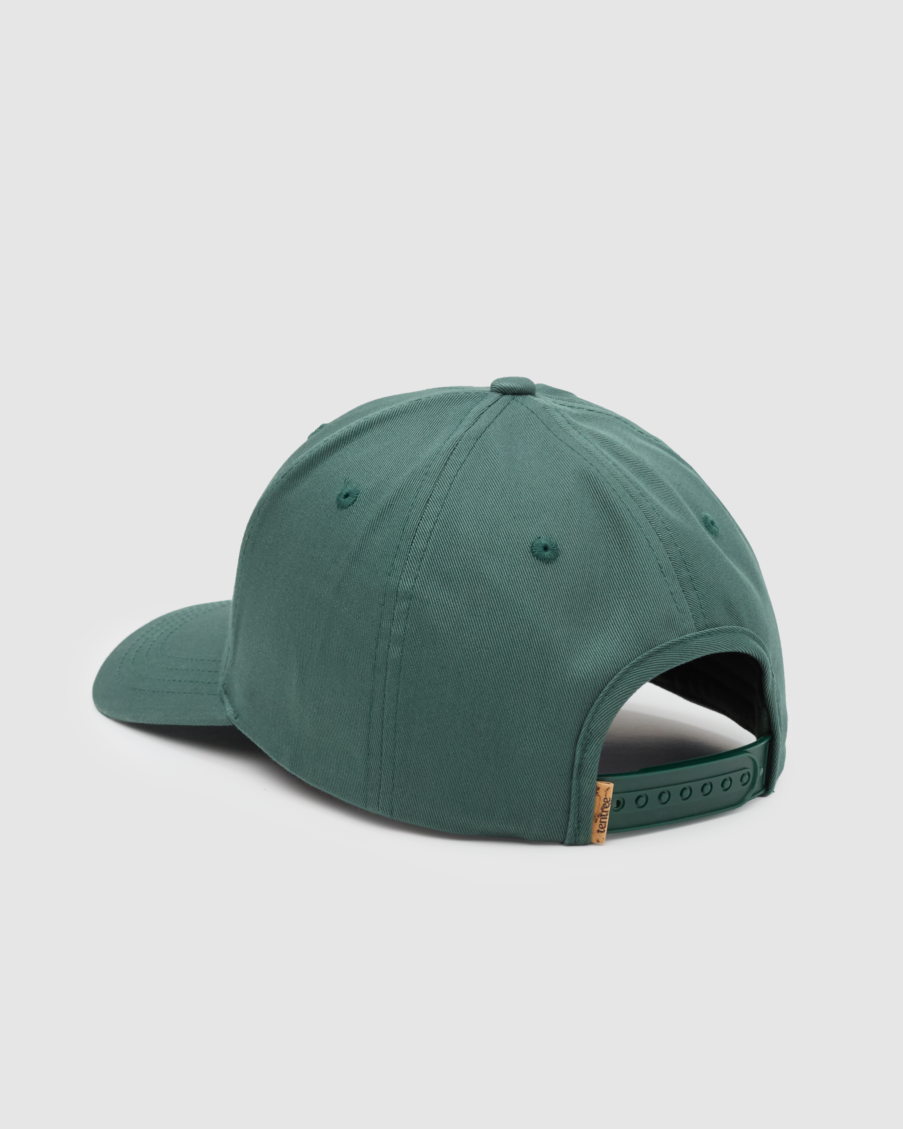 Tentree Parks Souvenir Patch Elevation Hat - Pine Green Dark Forest Green