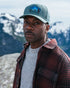 Tentree Parks Souvenir Patch Elevation Hat - Pine Green Dark Forest Green