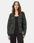 Tentree Women's Highline Jacquard Cardigan - Dark Kombu Green Heather Meteorite Black