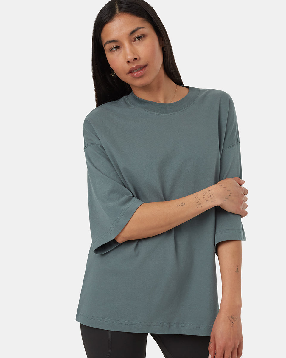 Tentree Women's Laurelwood T-Shirt - Light Urban Green