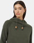 Tentree Women's Burney Hoodie - Dark Kombu Green Heather