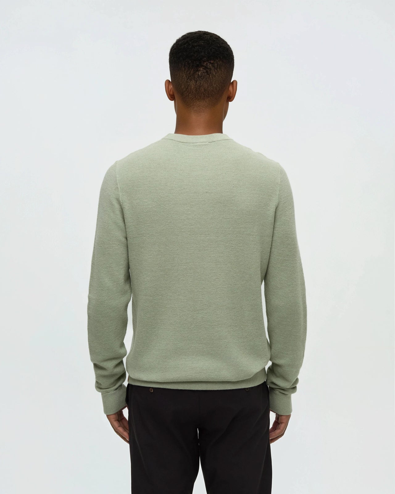 Tentree Men's Hudson Sweater - Light Moss Heather
