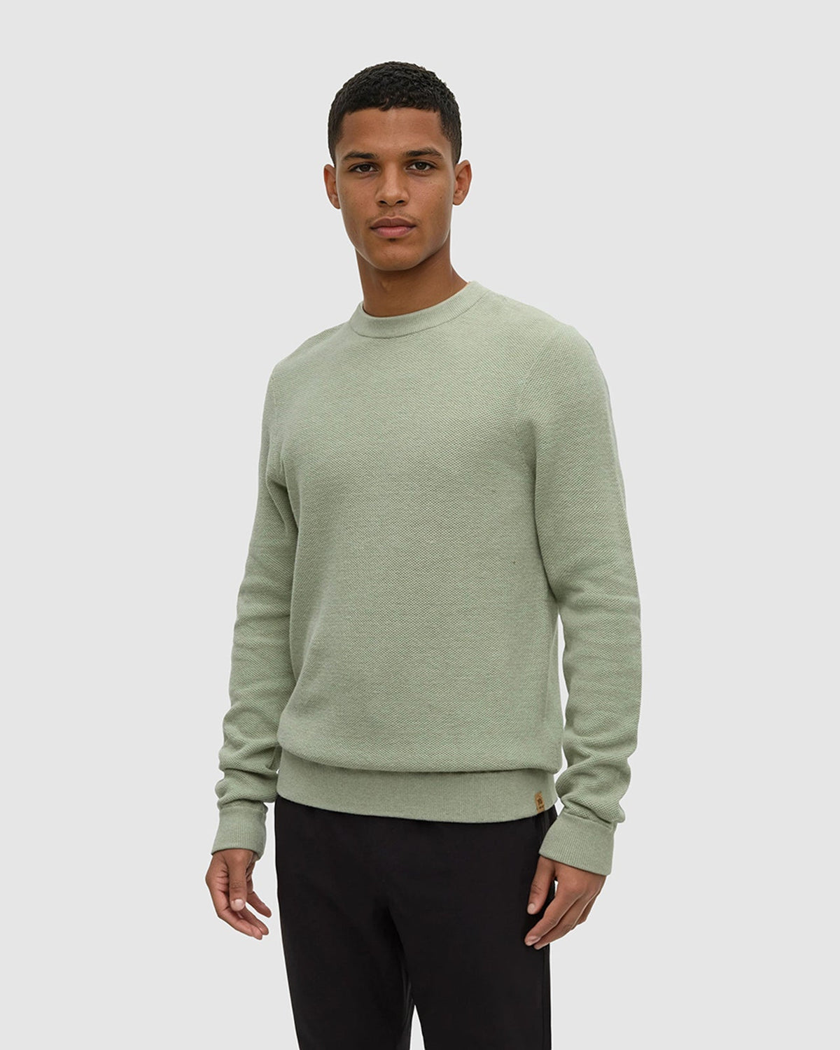 Tentree Men's Hudson Sweater - Light Moss Heather