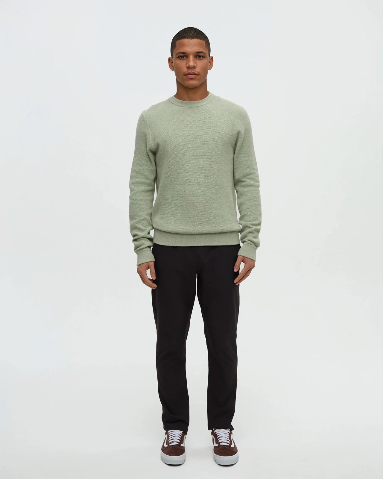 Tentree Men's Hudson Sweater - Light Moss Heather