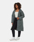 Tentree Women's Cloud Shell Quilted Hooded Jacket - Urban Green
