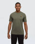 Tentree Men's Mountain Pass T-Shirt - Deep Olive Meteorite Black
