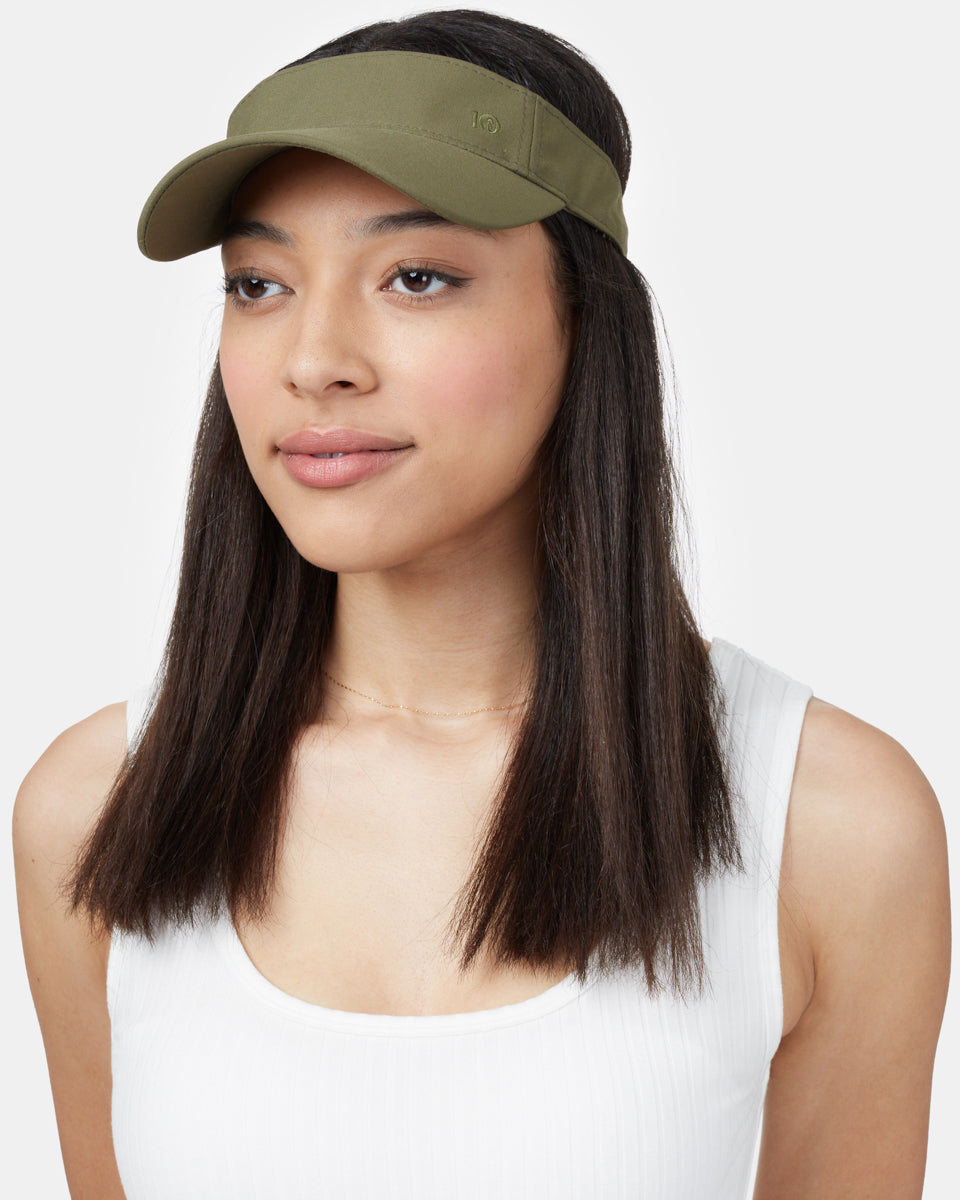 Tentree Destination Visor - Olive Night Green