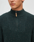 Tentree Men's Conrad Fleck Sweater - Dark Forest Green Fleck