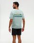 Tentree Men's Seaforestation Relaxed T-Shirt - Oasis Sea Blue