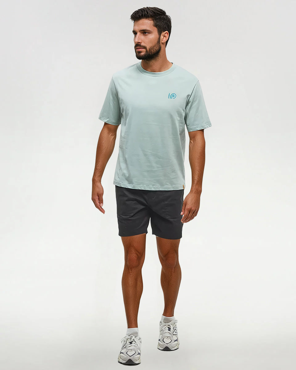 Tentree Men's Seaforestation Relaxed T-Shirt - Oasis Sea Blue