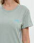 Tentree Women's Seaforestation T-Shirt - Oasis Sea Blue