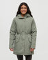 Tentree Women's Nimbus Insulated Rain Jacket - Agave Green