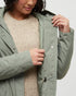 Tentree Women's Nimbus Insulated Rain Jacket - Agave Green