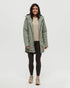 Tentree Women's Nimbus Insulated Rain Jacket - Agave Green