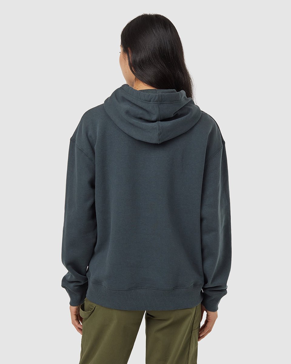 Tentree Women's TreeFleece Relaxed Hoodie - Forest River Green