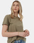 Tentree Women's Regenerative Cotton Crew T-Shirt - Deep Lichen Green