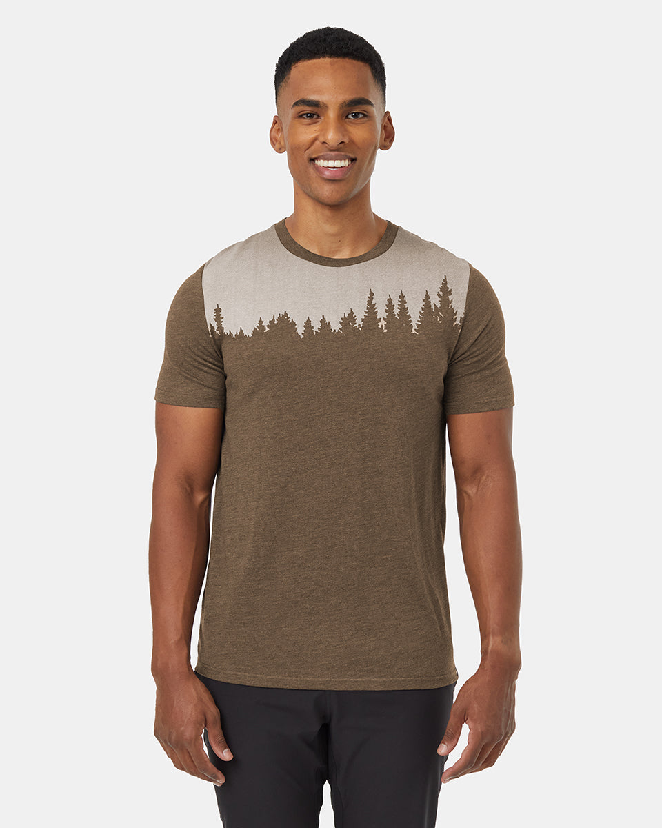 Tentree Men's Juniper T-Shirt - Tundra Heather White