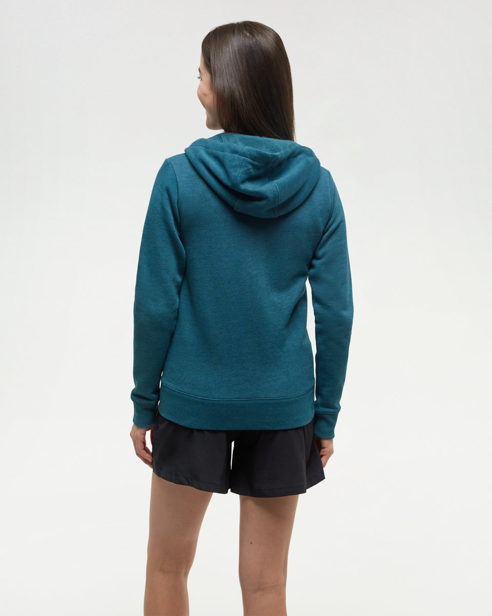 Tentree Women's Juniper Zip Hoodie - Jasper Heather White