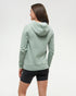 Tentree Women's Juniper Zip Hoodie - Oasis Heather White