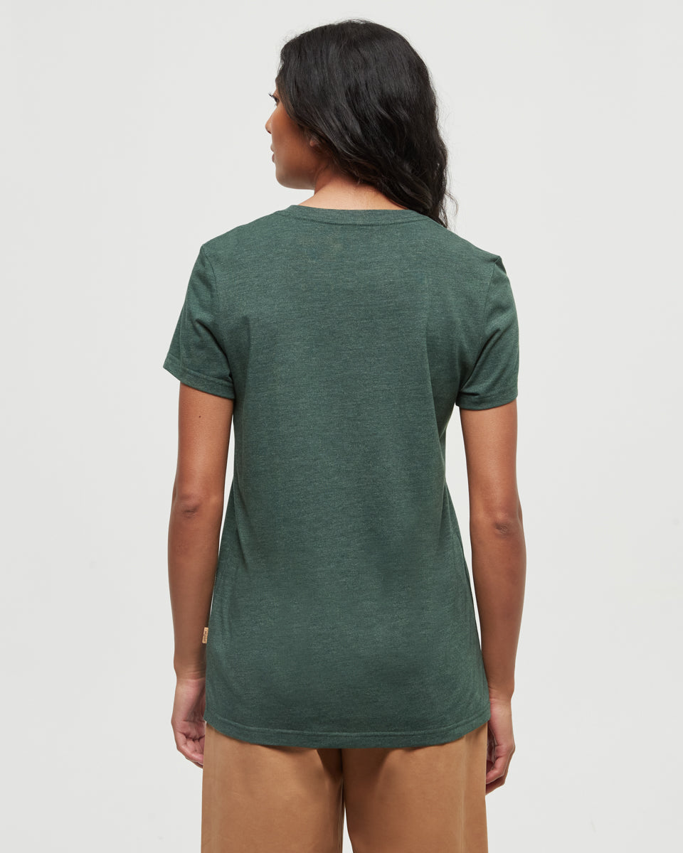 Tentree Women's TreeBlend Winslow T-Shirt - Forest Pine Heather