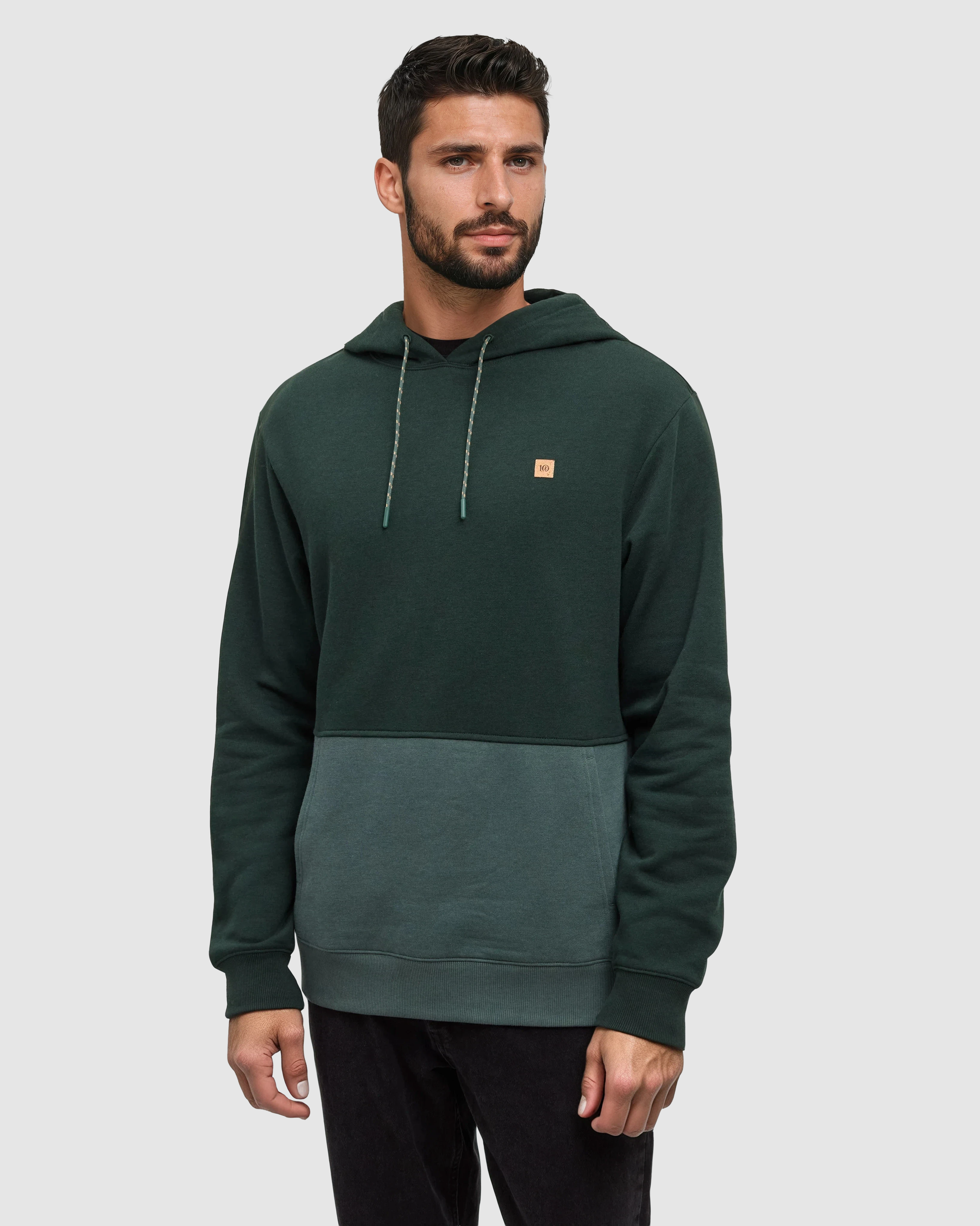 Tentree Men's Howson Hoodie - Dark Forest Green Pine Green