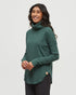 Tentree Women's Highwood Turtleneck - Forest Pine Heather