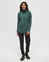 Tentree Women's Highwood Turtleneck - Forest Pine Heather