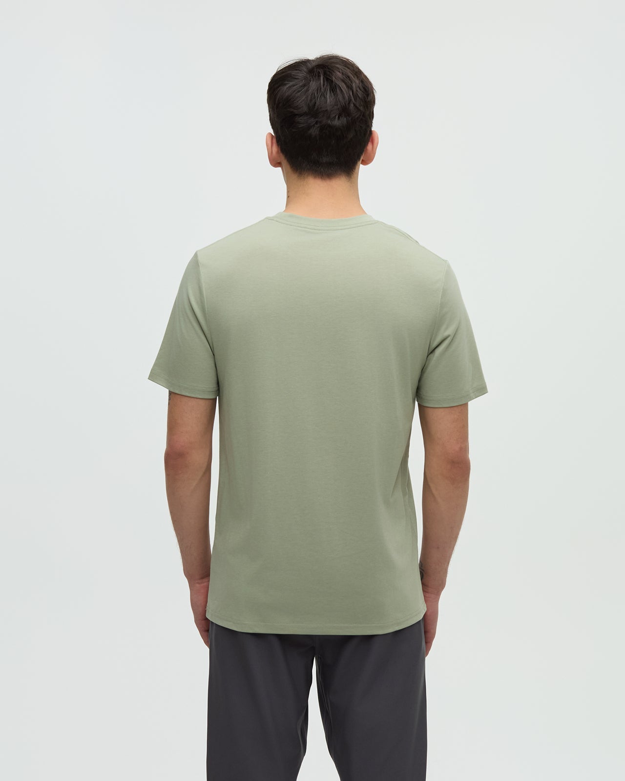 Tentree Men's Wildfire Retro Treeline T-Shirt - Light Moss Tidal Teal