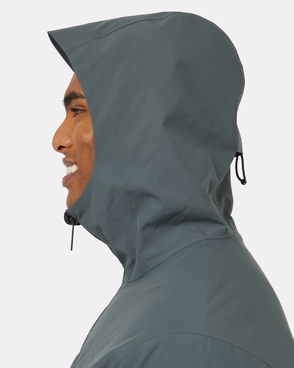 Tentree Men's Nimbus Insulated Rain Jacket - Urban Green