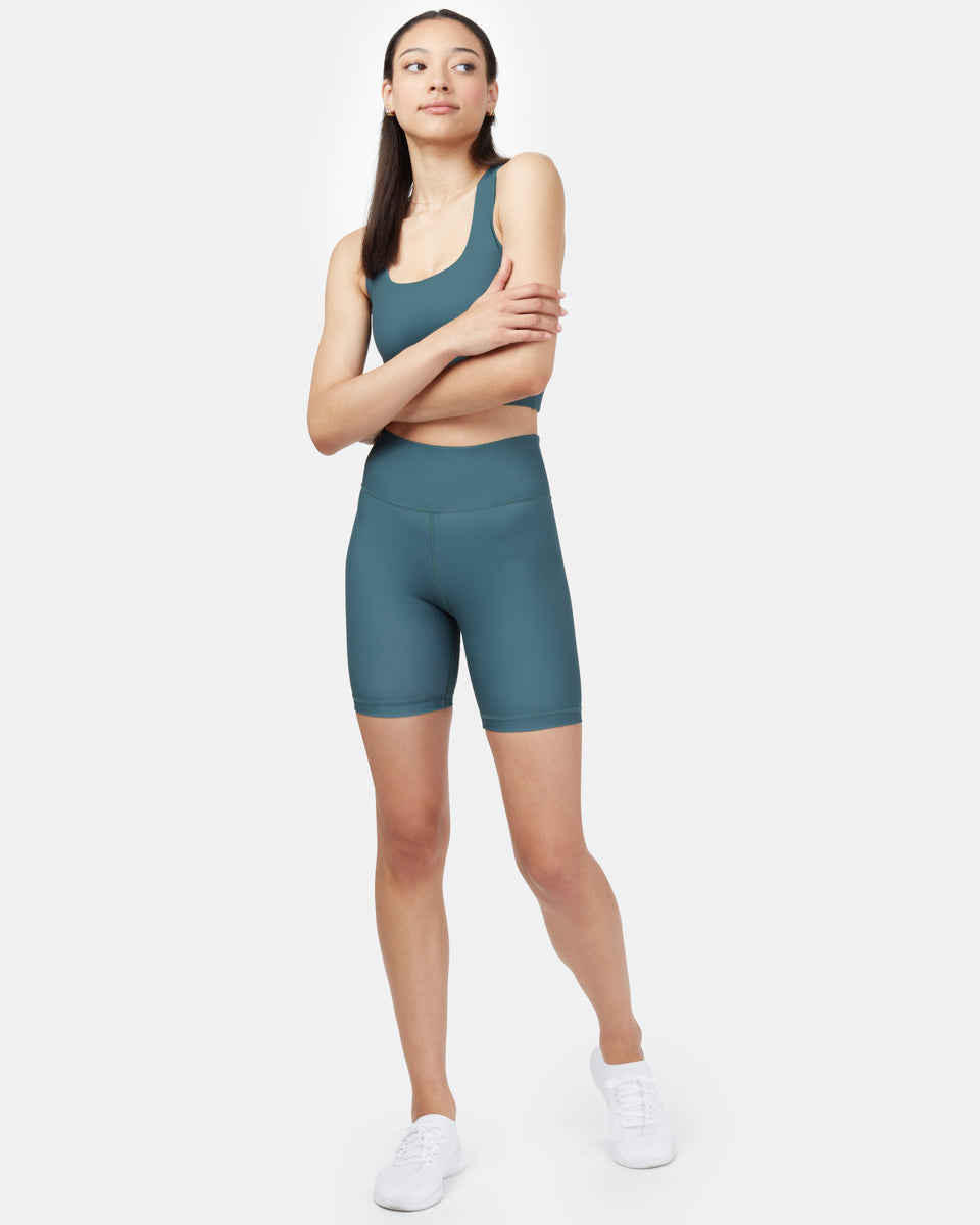 Tentree Grouse Bike Short - Sea Green