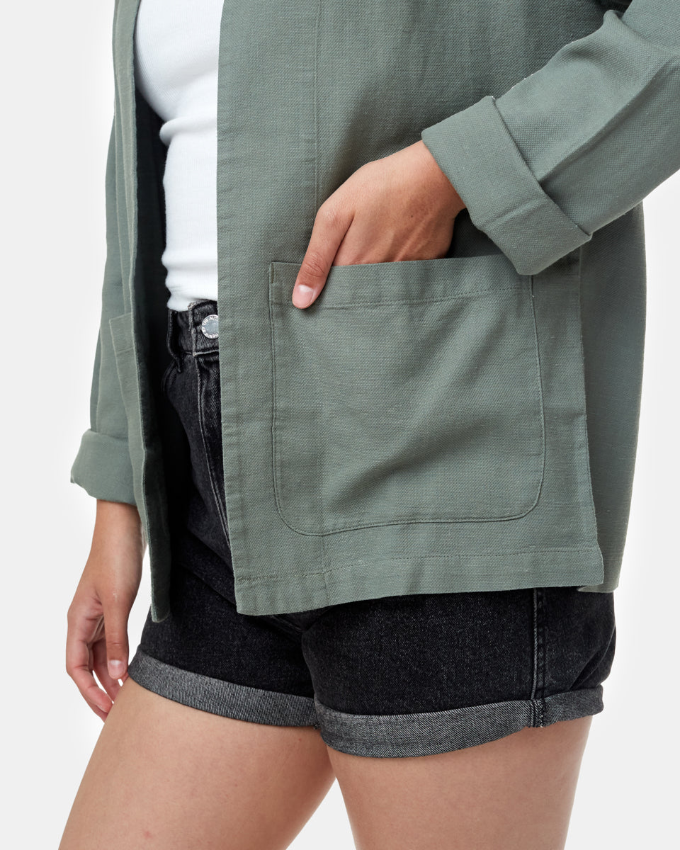 Tentree Rhine Cardigan - Agave Green