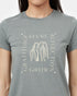 Tentree Women's Willow Square T-Shirt - Agave Green Heather