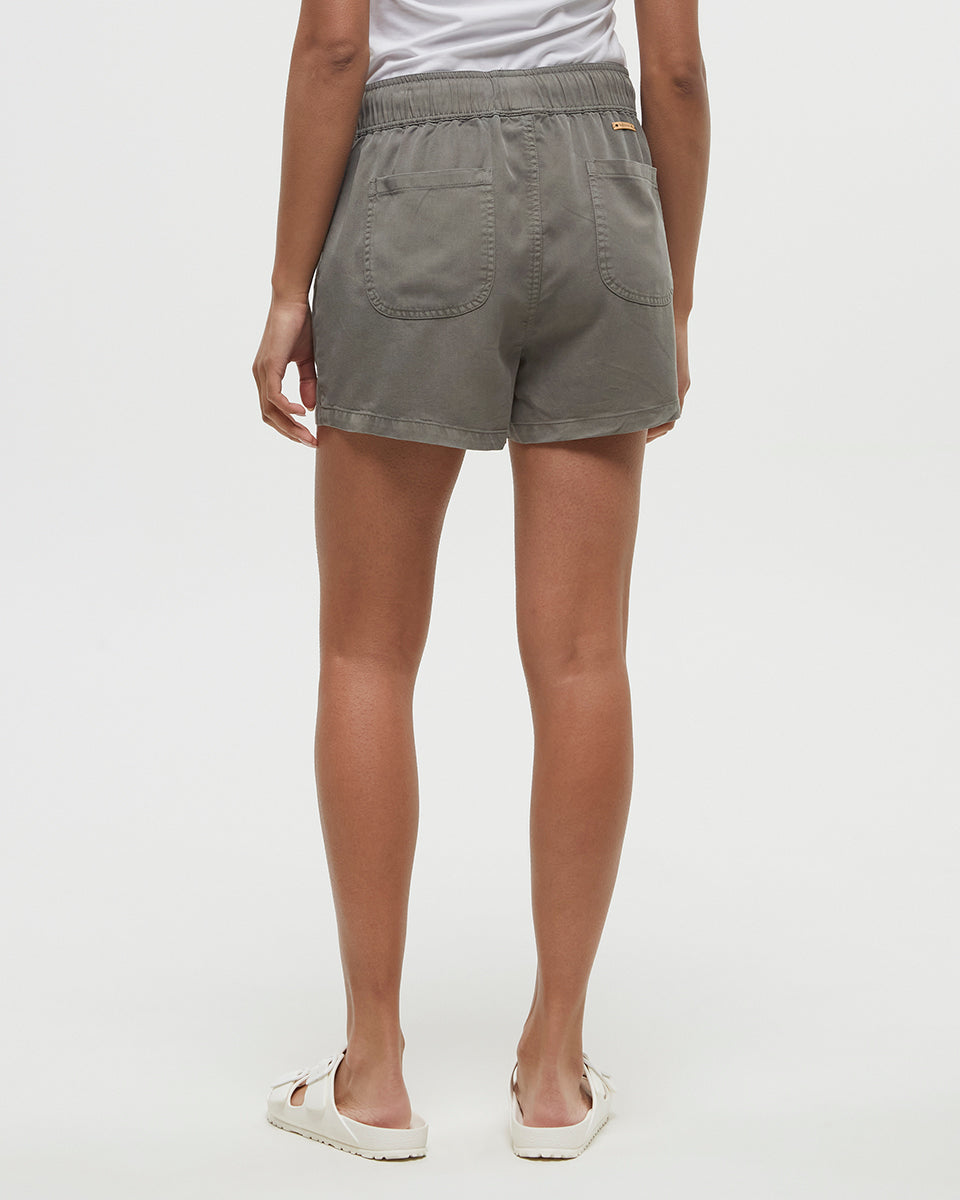 Tentree Women's Tencel Instow Short - Agave Green