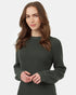 Tentree Women's Highline Crew Neck Dress - Dark Kombu Green Heather